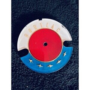 1954 Pontiac Chieftain Badge Hood Emblem Insert O.E.M